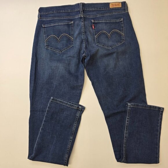 Levi 524 Too Superlow Medium Wash 13M Jeans Denim - Picture 2 of 9